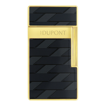 S.T. Dupont Biggy - laque brillante Monogramme 1872 - noir