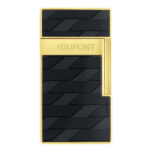 S.T. Dupont Biggy - laque brillante Monogramme 1872 - noir