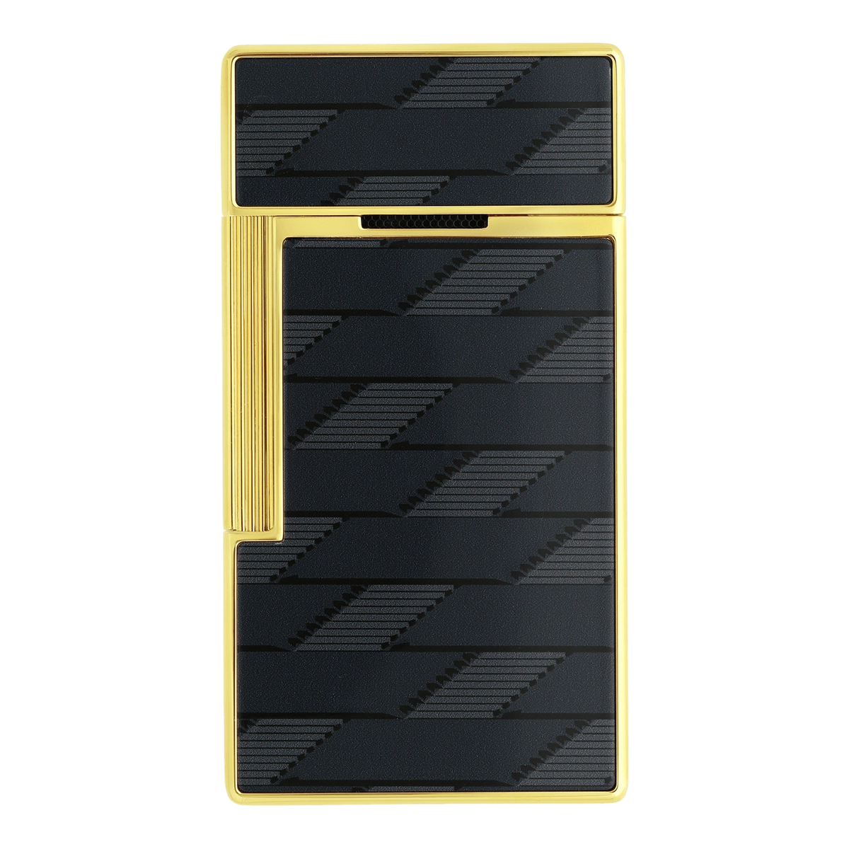 S.T. Dupont Biggy - laque brillante Monogramme 1872 - noir — vue de trois quarts