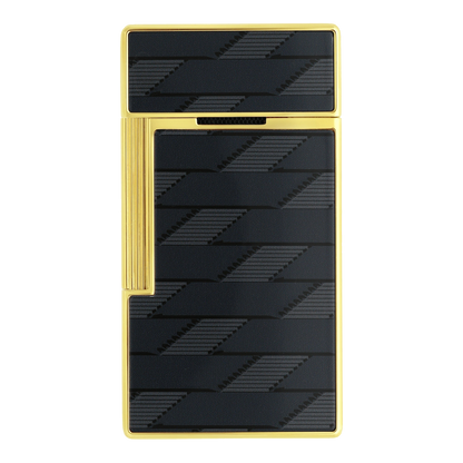 S.T. Dupont Biggy - laque brillante Monogramme 1872 - noir — vue de trois quarts