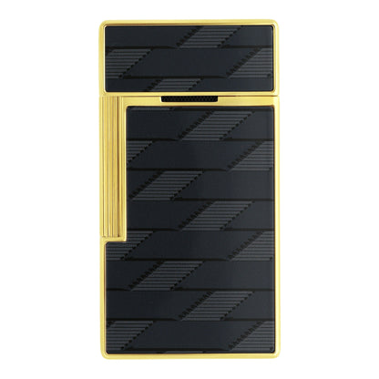 S.T. Dupont Biggy - Laque Brillante Monogram 1872 - Black — angle view