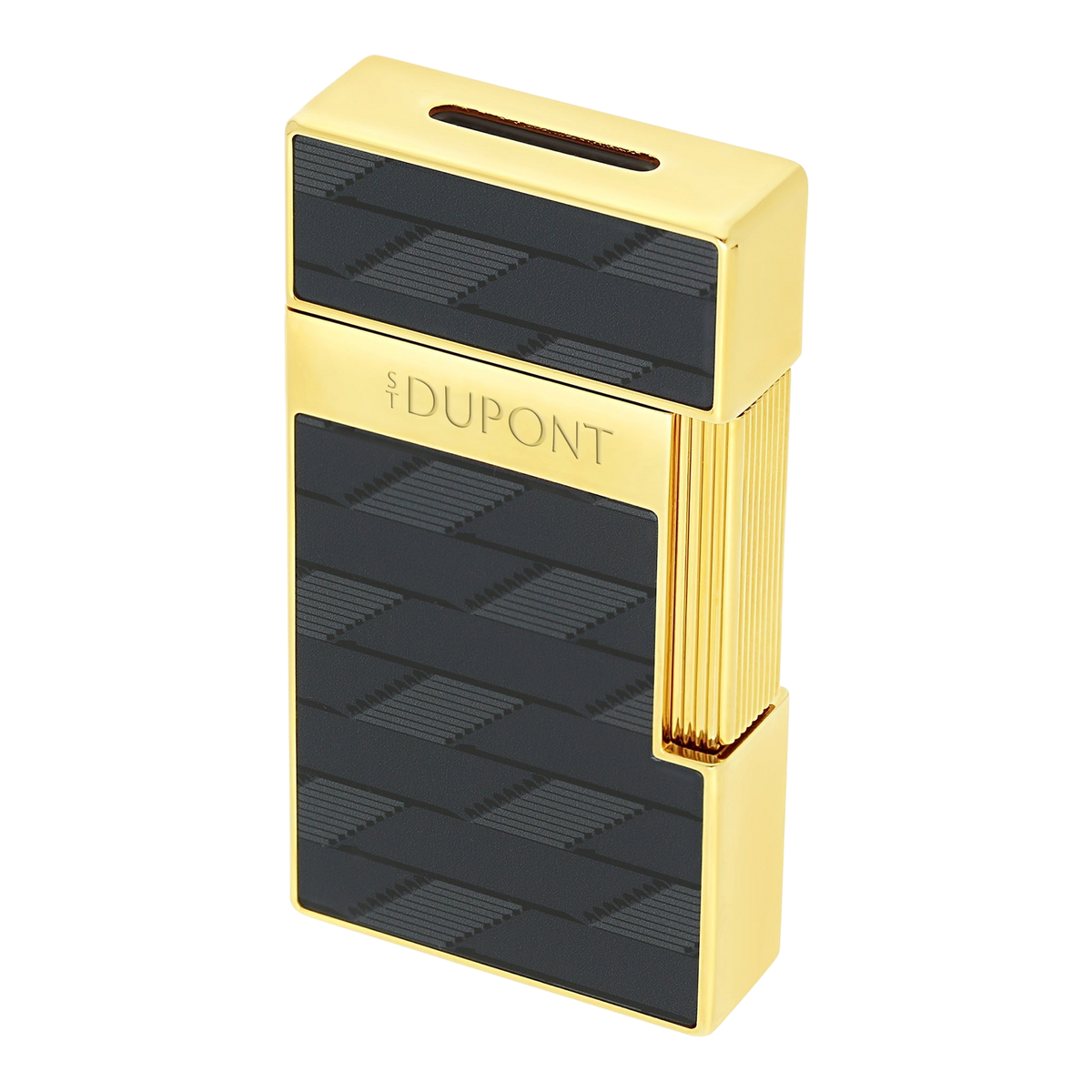 S.T. Dupont Biggy - laque brillante Monogramme 1872 - noir — vue de détail