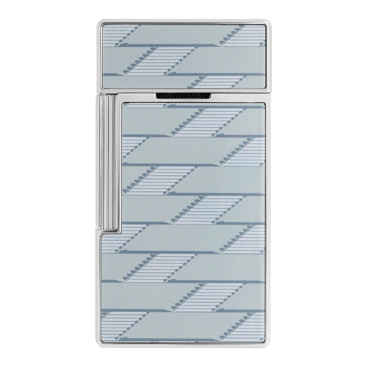 S.T. Dupont Biggy - laque brillante Monogramme 1872 - gris — vue de trois quarts