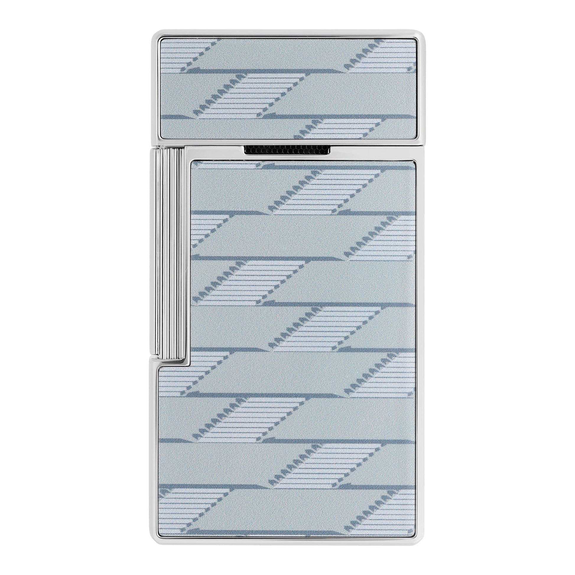 S.T. Dupont Biggy - Laque Brillante Monogram 1872 - Grey — angle view