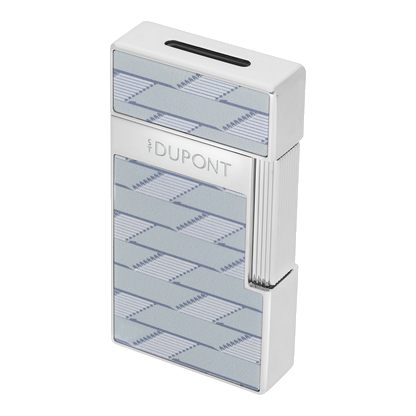 S.T. Dupont Biggy - laque brillante Monogramme 1872 - gris — vue de détail