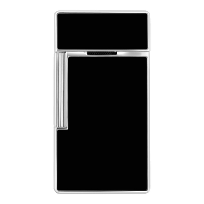 S.T. Dupont Biggy - laque brillante noire - chrome — vue de trois quarts