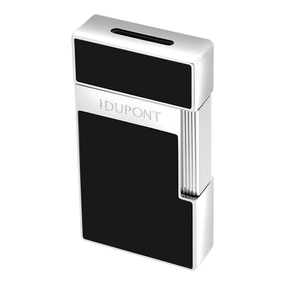 S.T. Dupont Biggy - laque brillante noire - chrome — vue de détail