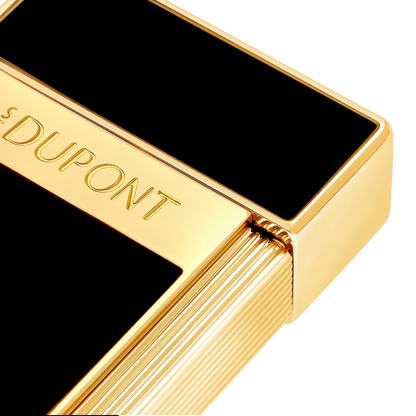 S.T. Dupont Biggy - laque brillante noire - or — autre vue