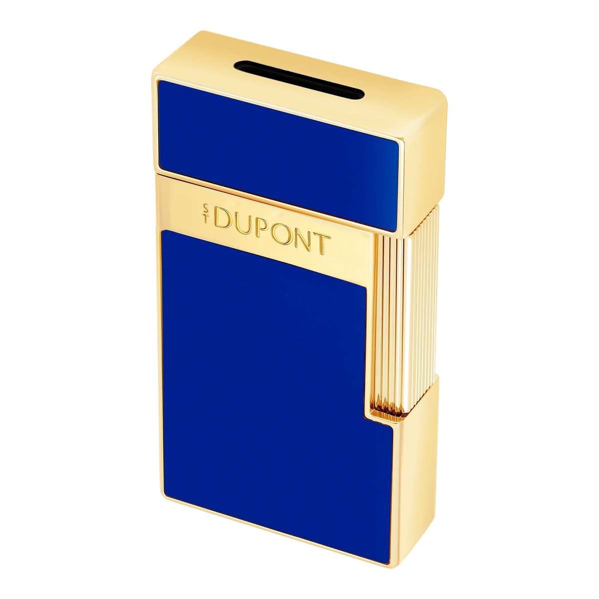 S.T. Dupont Biggy - laque brillante bleue — vue de détail