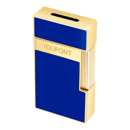 S.T. Dupont Biggy - laque brillante bleue — vue de détail