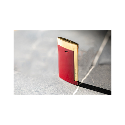 S.T. Dupont Slim 7 - Rouge Lotus — angle view
