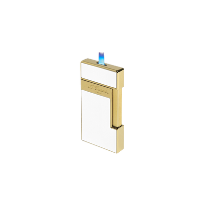 S.T. Dupont Slimmy Lighter White Lacquer Golden 028004