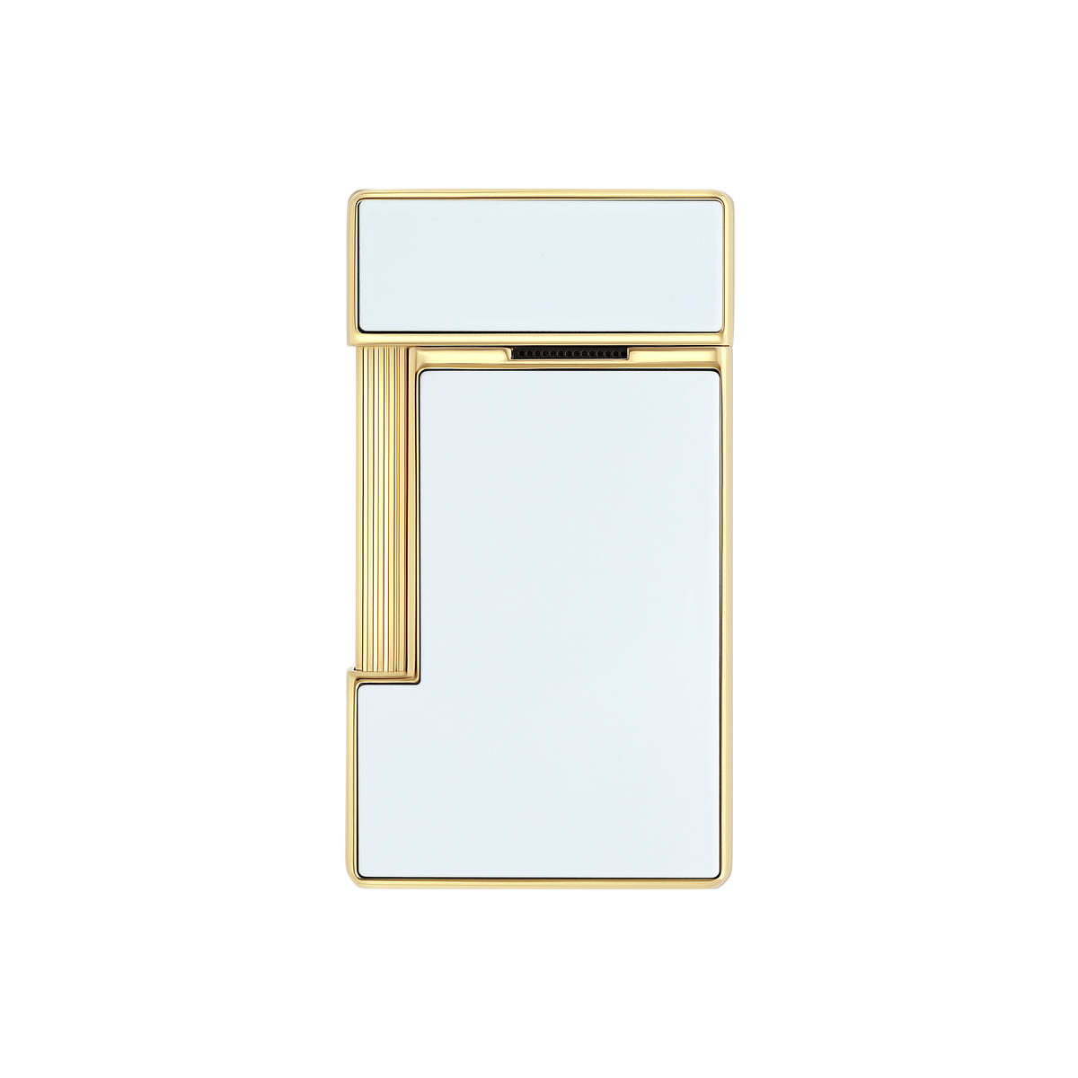 S.T. Dupont Slimmy Lighter White Lacquer Golden 028004