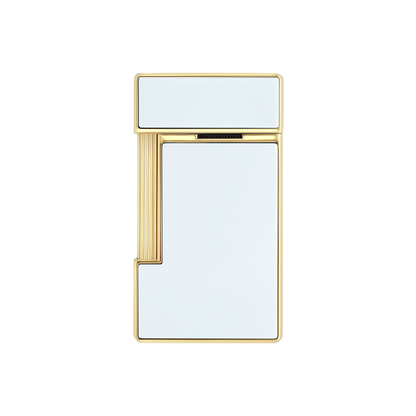 S.T. Dupont Slimmy Lighter White Lacquer Golden 028004