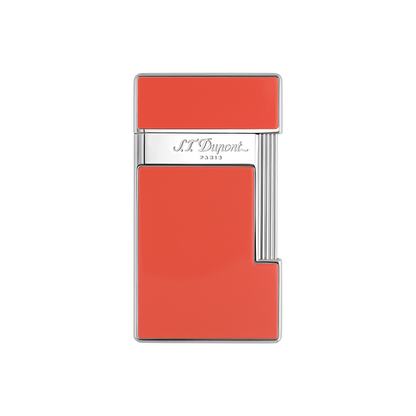 S.T. Dupont Lighter Coral Lacquer Chrome