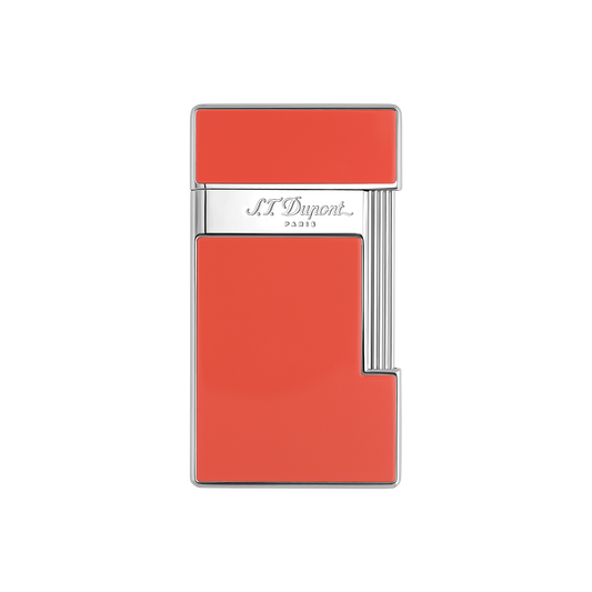 S.T. Dupont Lighter Coral Lacquer Chrome
