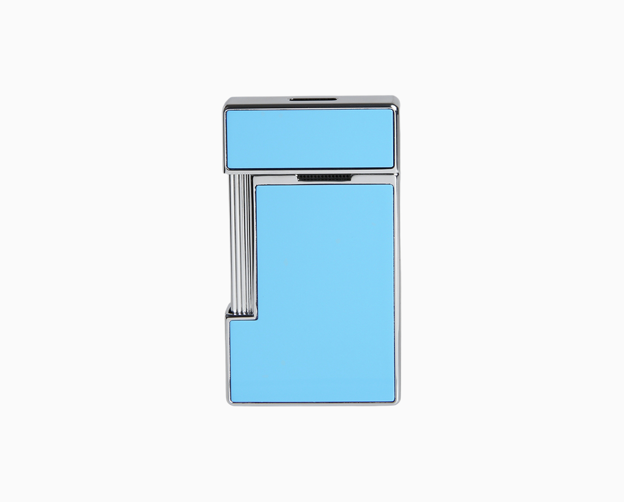 S.T. Dupont Lighter Lightblue Laq Chrome — detail view