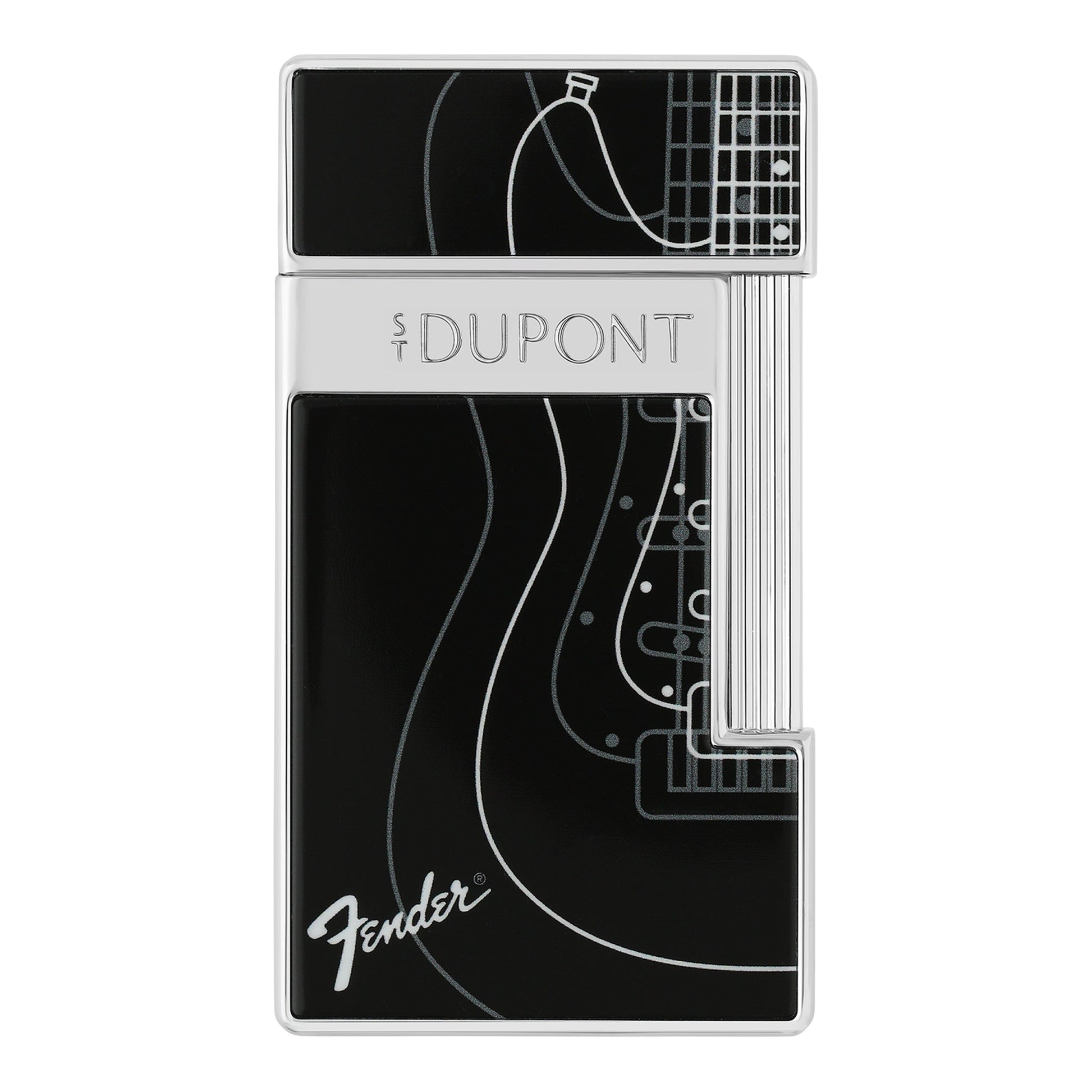 S.T. Dupont Fender - Slimmy Noir Black Chrome