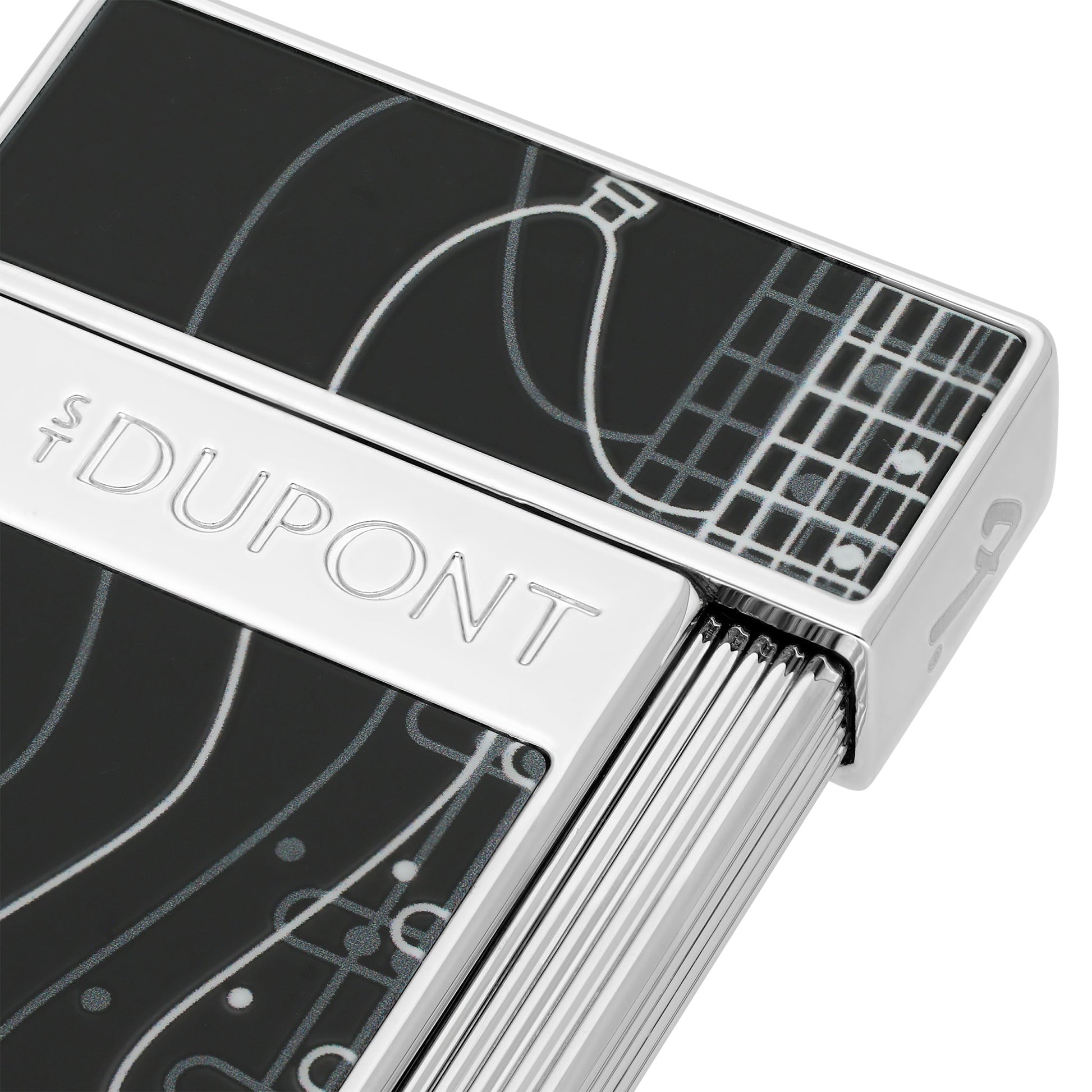 S.T. Dupont Fender - Slimmy Noir Black Chrome — alternate view