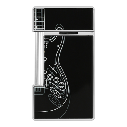 S.T. Dupont Fender - Slimmy Noir Black Chrome — angle view