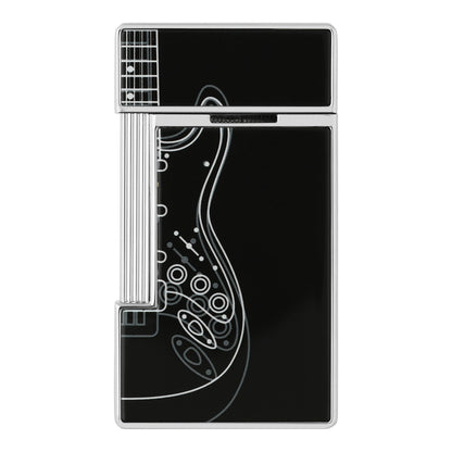 S.T. Dupont Fender - Slimmy Noir Black Chrome — angle view