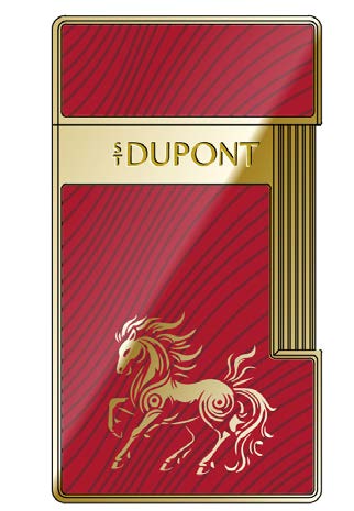 CHINESE NEW YEAR HORSE - SLIMMY - ROUGE RED DORÉ GOLDEN