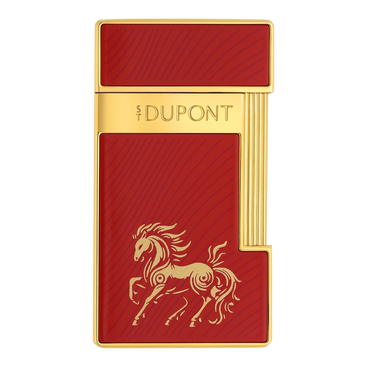 S.T. Dupont Nouvel An chinois Horse - Slimmy - rouge doré