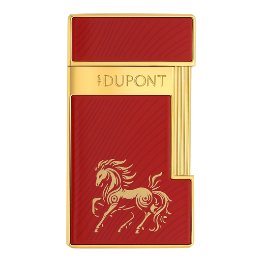 S.T. Dupont Nouvel An chinois Horse - Slimmy - rouge doré