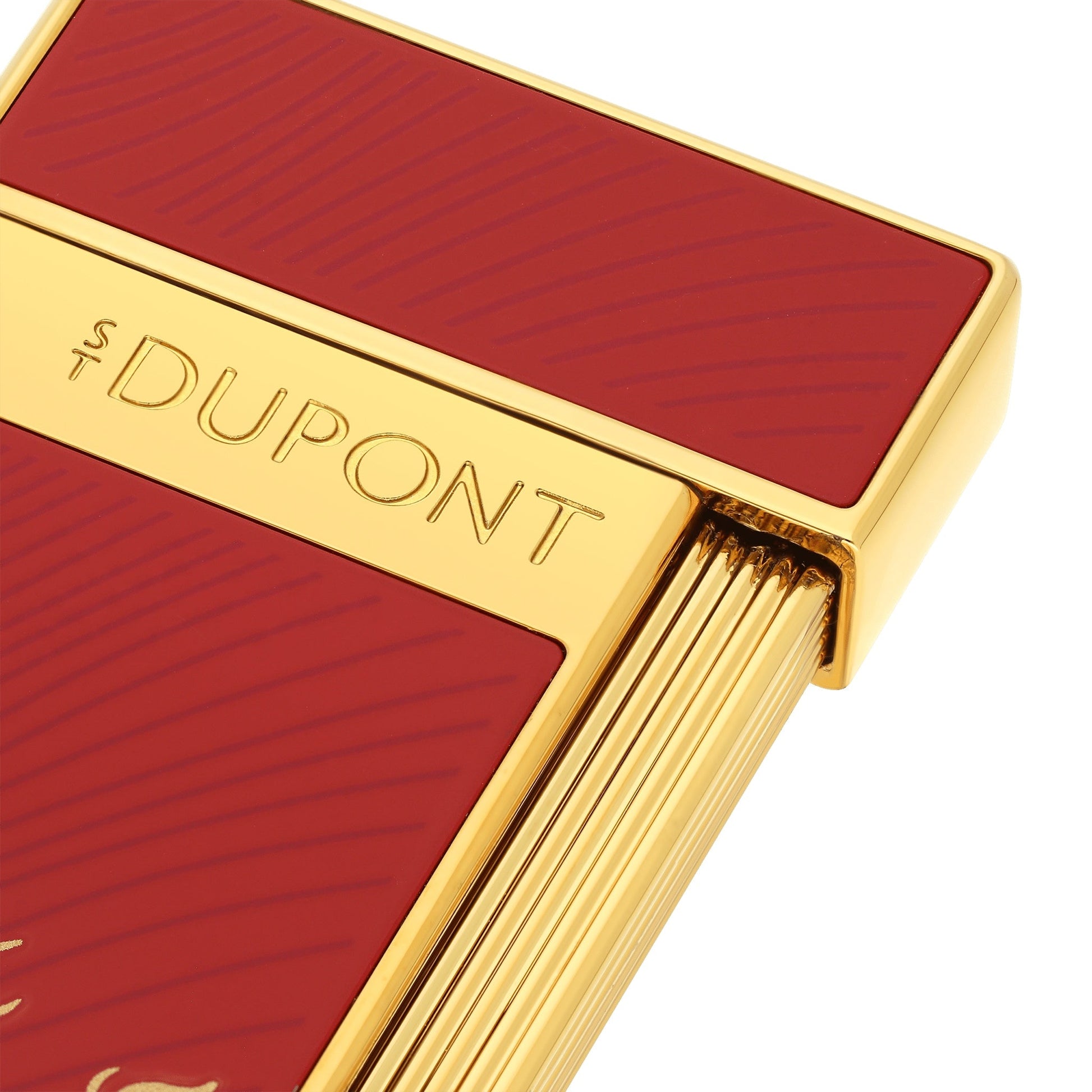 S.T. Dupont Chinese New Year Horse - Slimmy - Rouge Red Doré Golden — alternate view