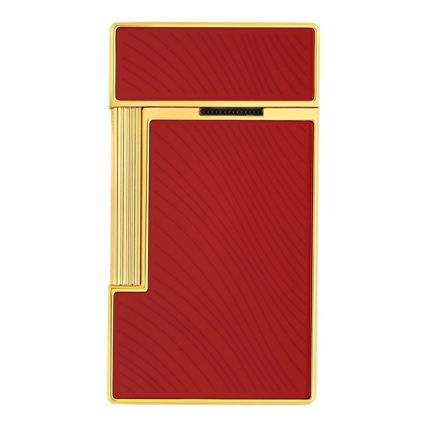 S.T. Dupont Chinese New Year Horse - Slimmy - Rouge Red Doré Golden — angle view