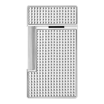 S.T. Dupont Slimmy - Pointe De Diamant - Silver — angle view