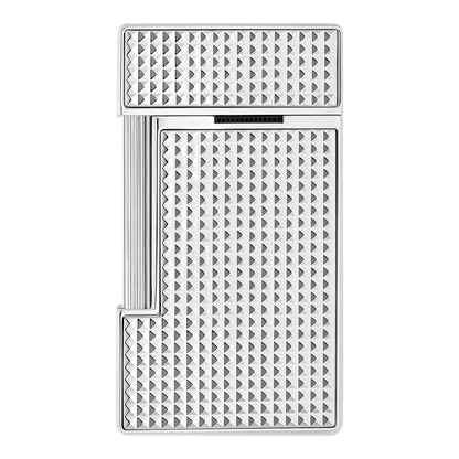 S.T. Dupont Slimmy - Pointe De Diamant - Silver — angle view