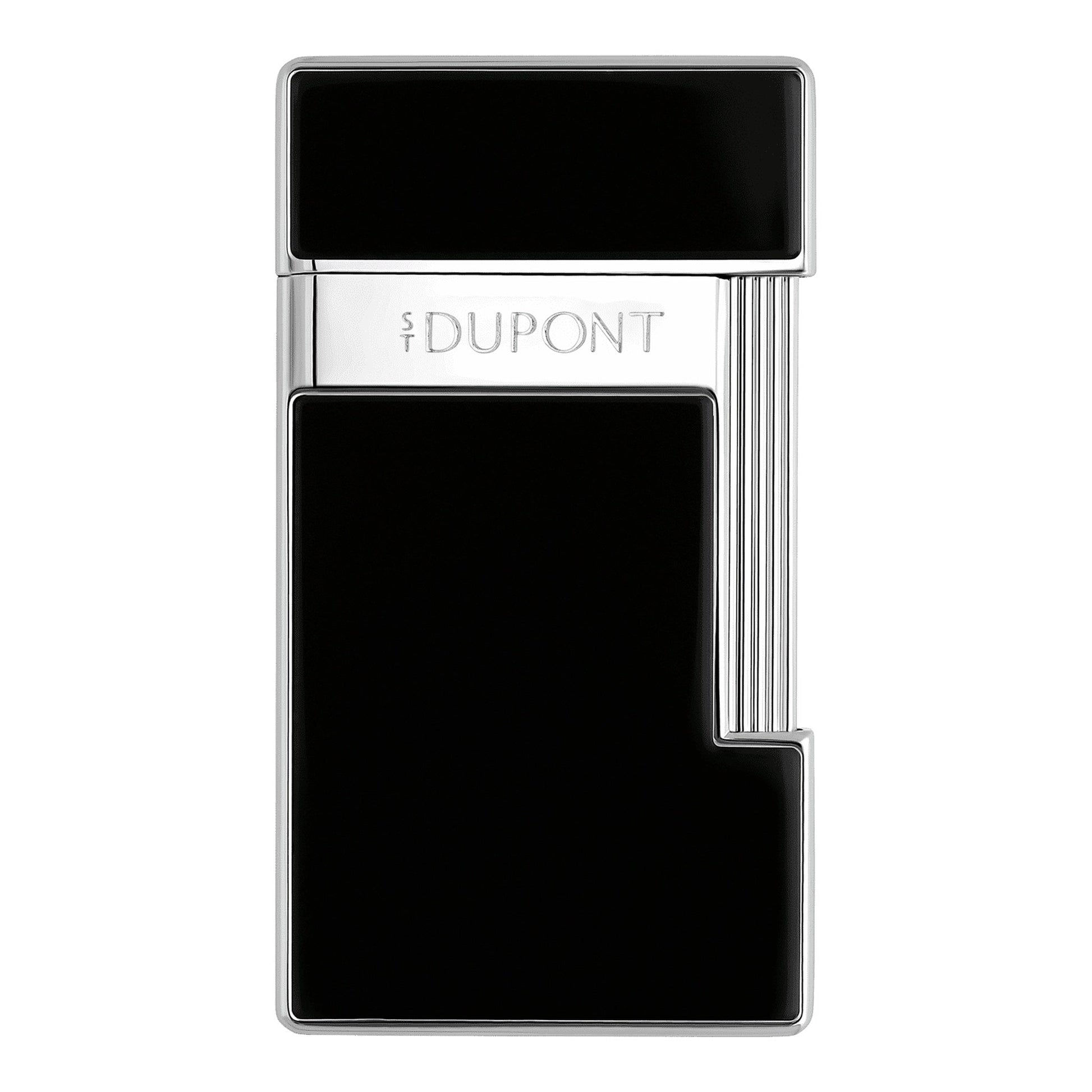 S.T. Dupont Slimmy - Laque Brillante Noire - Trim-Chrome