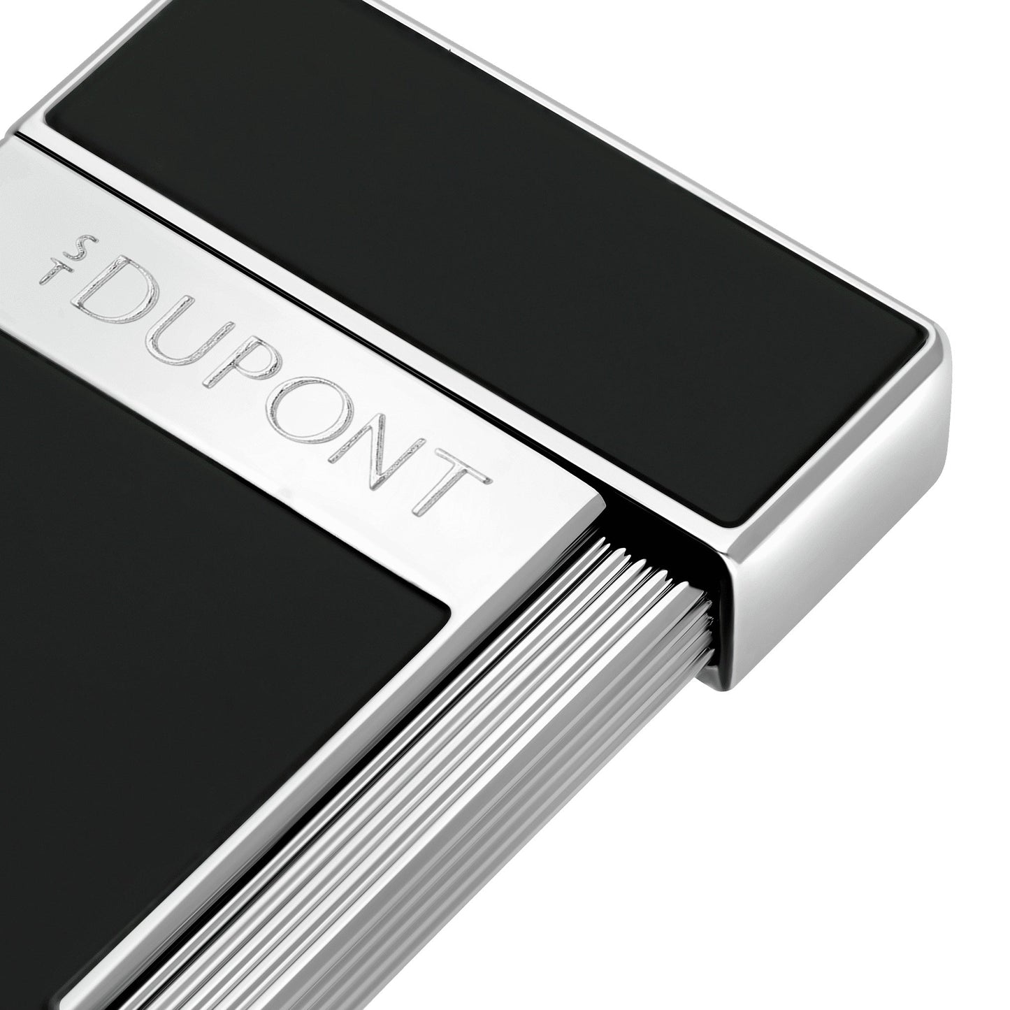 S.T. Dupont Slimmy - Laque Brillante Noire - Trim-Chrome — alternate view