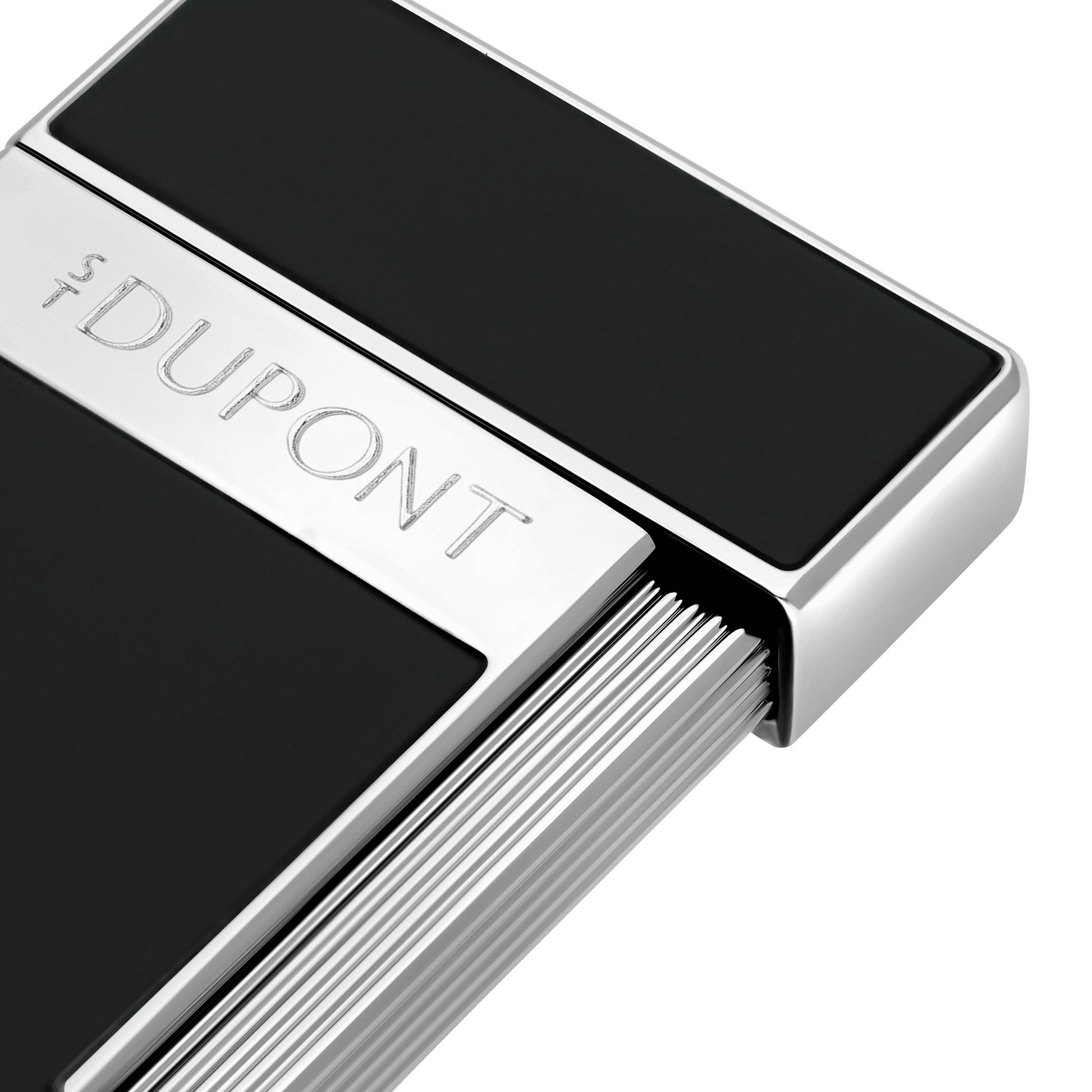 S.T. Dupont Slimmy - Laque Brillante Noire - Trim-Chrome — alternate view