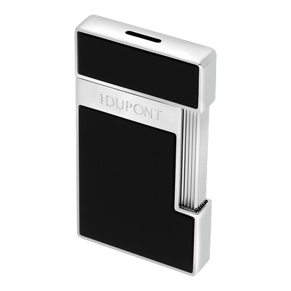 S.T. Dupont Slimmy - Laque Brillante Noire - Trim-Chrome — detail view
