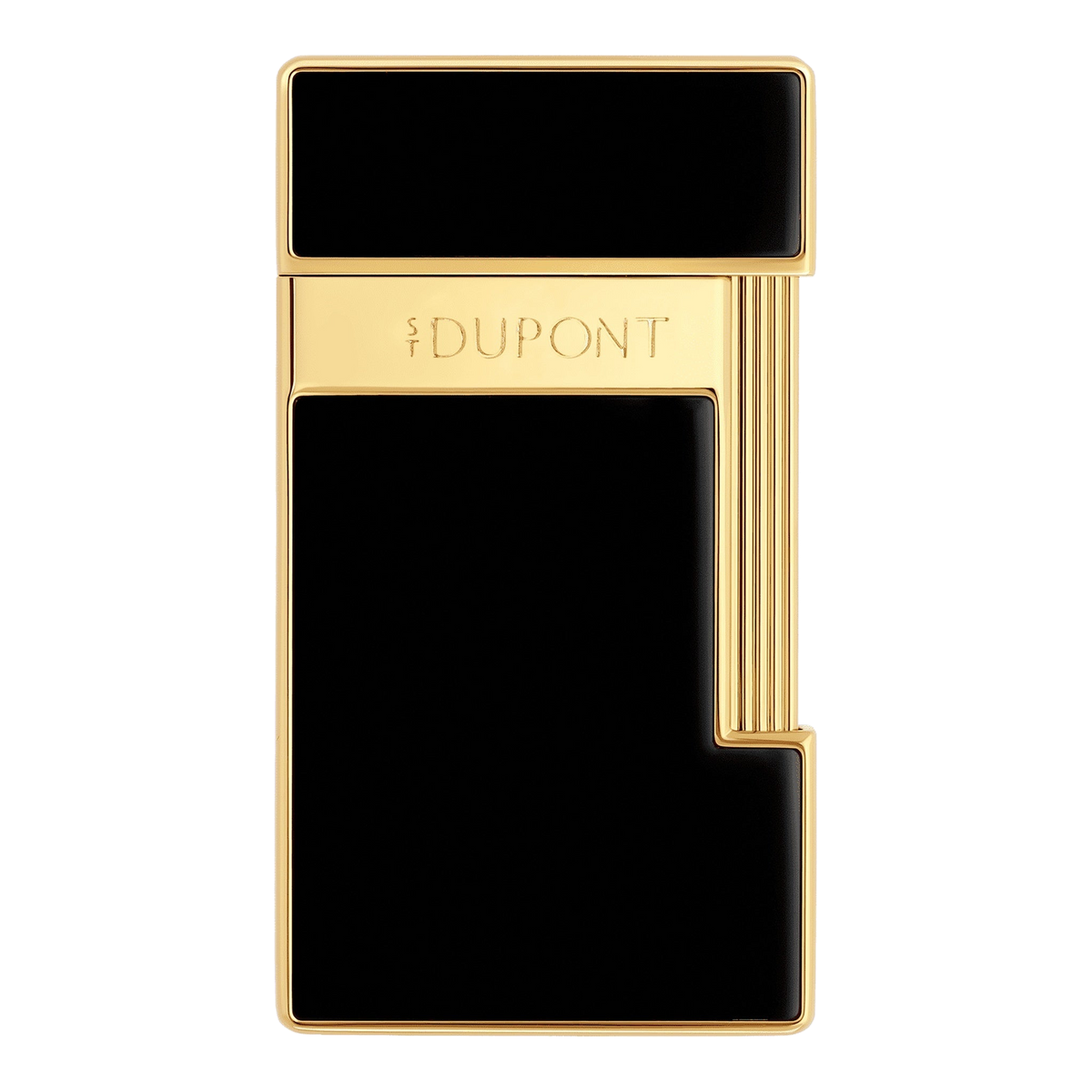 S.T. Dupont Slimmy - Laque Brillante Noire - Trim-Gold