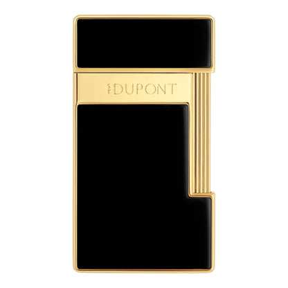 S.T. Dupont Slimmy - Laque Brillante Noire - Trim-Gold