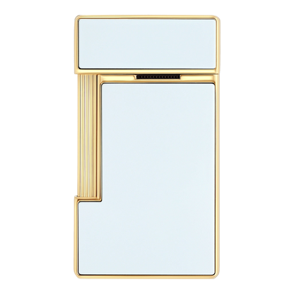 S.T. Dupont Slimmy - Laque Brillante Blanche — angle view