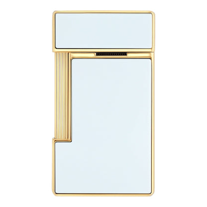 S.T. Dupont Slimmy - Laque Brillante Blanche — angle view