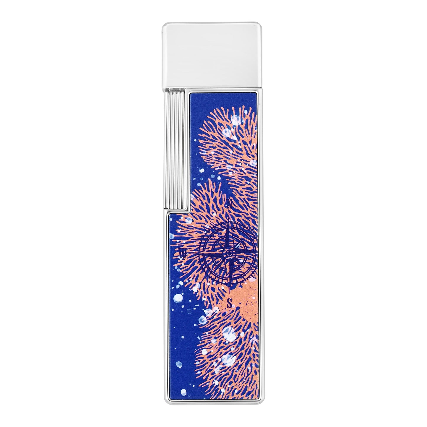 S.T. Dupont Vanikoro - Twiggy Chrome Lighter — angle view