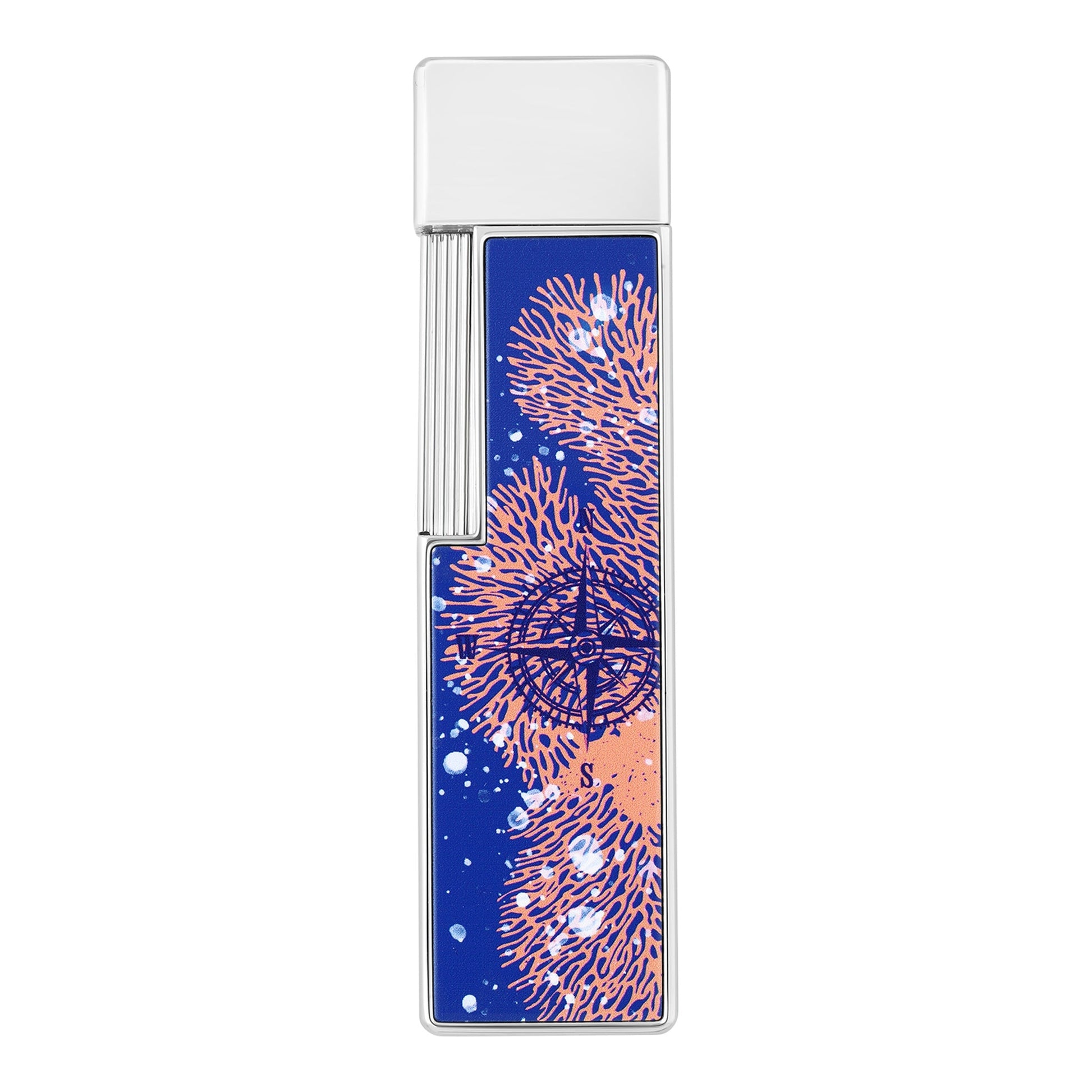 S.T. Dupont Vanikoro - Twiggy Chrome Lighter — angle view