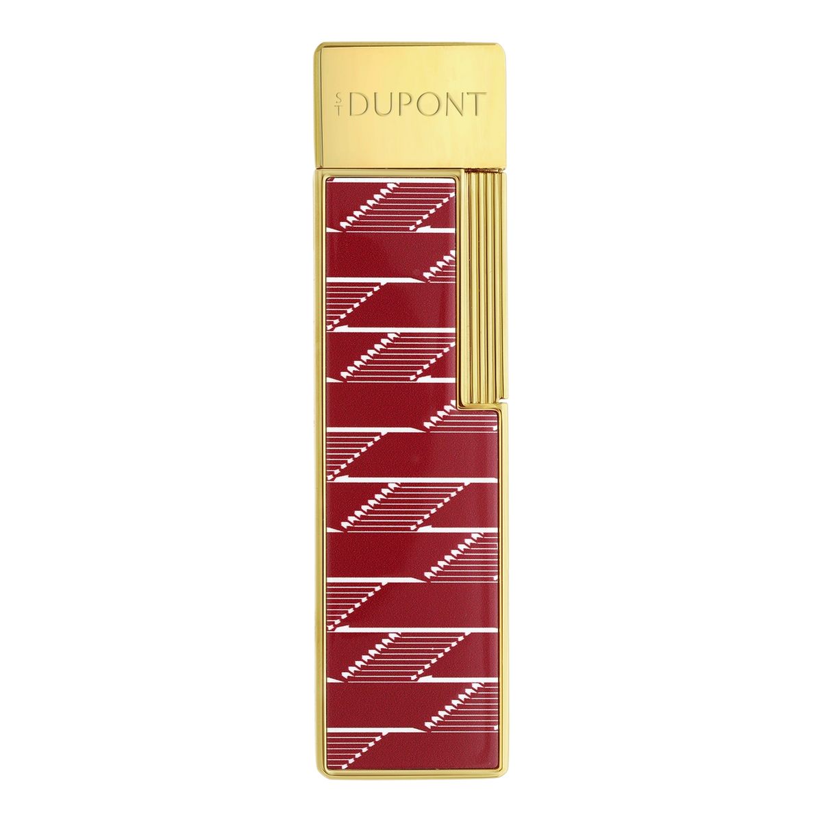 S.T. Dupont Twiggy - Laque Brillante Monogram 1872 - Burgundy