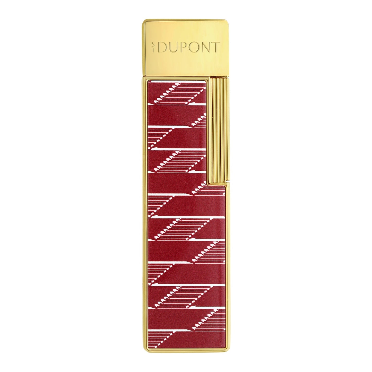 S.T. Dupont Twiggy - Laque Brillante Monogram 1872 - Burgundy