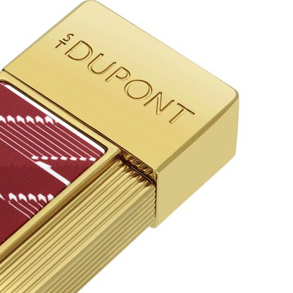 S.T. Dupont Twiggy - Laque Brillante Monogram 1872 - Burgundy — alternate view