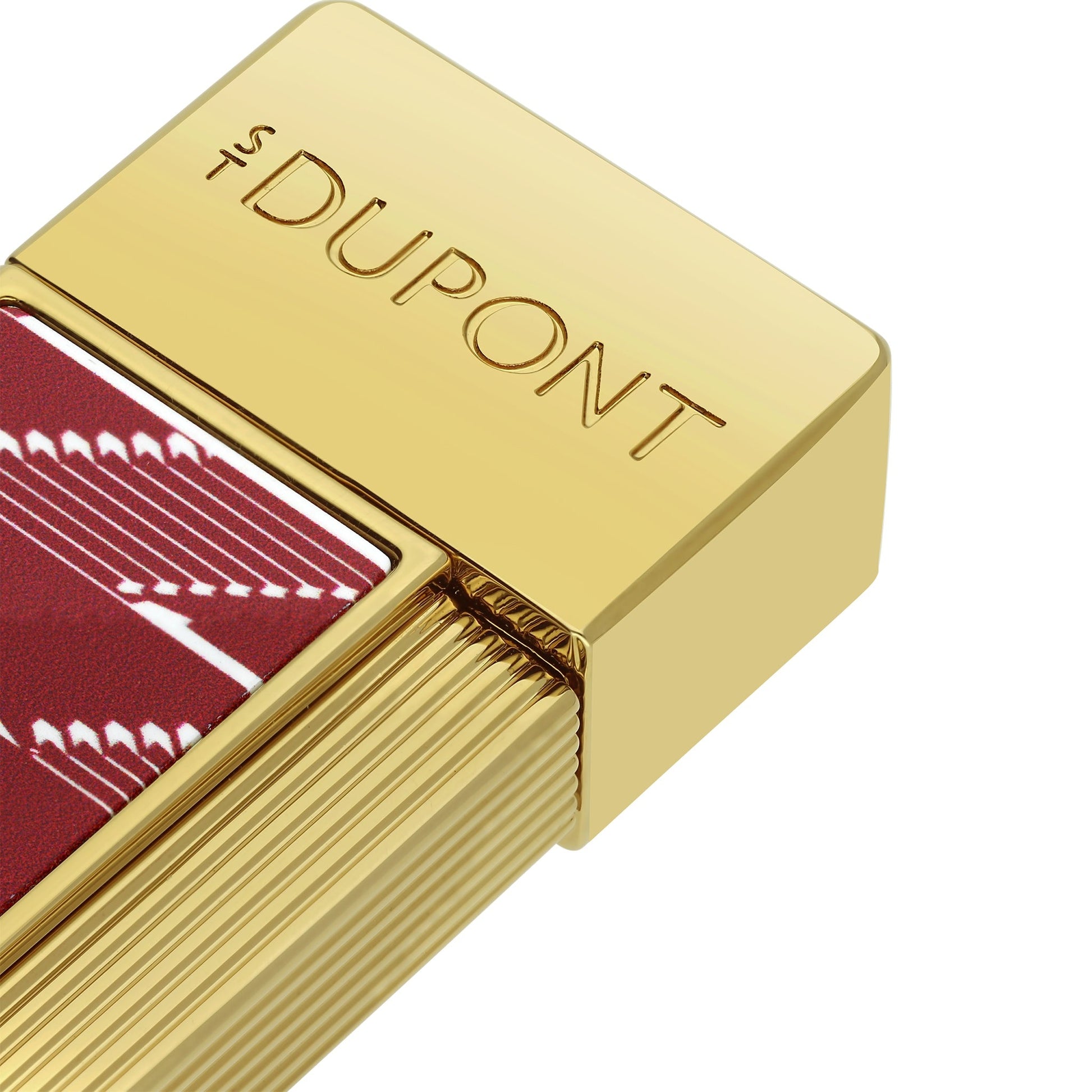 S.T. Dupont Twiggy - Laque Brillante Monogram 1872 - Burgundy — alternate view