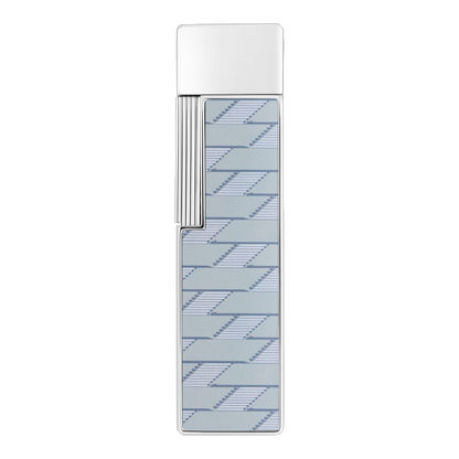 S.T. Dupont Twiggy - Laque Brillante Monogram 1872 - Grey — angle view