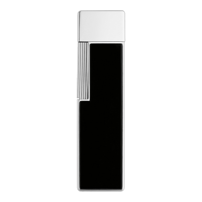 S.T. Dupont Twiggy - Laque Brillante Noire - Chrome — angle view