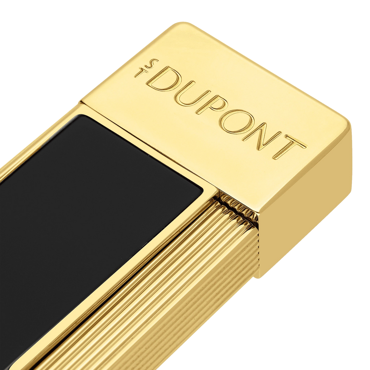 S.T. Dupont Twiggy - Laque Brillante Noire - Gold — alternate view