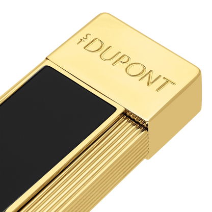 S.T. Dupont Twiggy - Laque Brillante Noire - Gold — alternate view